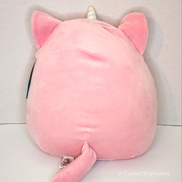 SABRINA 🦄 Light Pink Rainbow Caticorn 2019 Original Squishmallow ☆》NWT《☆ - Picture 4 of 8